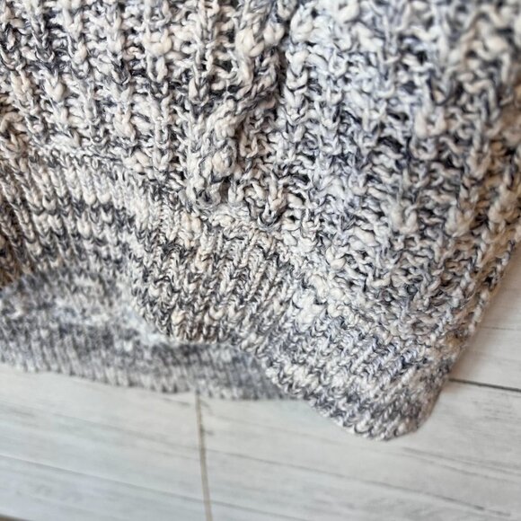 Free People Sweater Womens SZ S/P Raw Edge Inside Out Open Knit Tunic Boho Indie - Picture 13 of 16